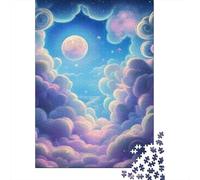 1000 Piece Jigsaw Puzzle for Adults Fantasy Cloud Night Sky Adult Puzzles Toy Wall Decor Staycation Kill Time Birthday And Unique Gifts 52x38cm/1000pcs