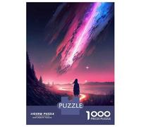1000 Piece Jigsaw Puzzle for Adults Fantasy Galaxy Sky Puzzles for Adults Fun Games Precision Cutting Difficult And Challenge 52x38cm/1000pcs