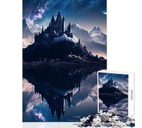 1000 Piece Jigsaw Puzzle for Adults Fantasy Gothic Castle Home Decoration Toys Funny Gift Hands-on Game Decompressing Intellectual Size 38x26cm