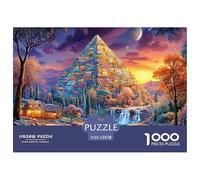 1000 Piece Jigsaw Puzzle for Adults - Fantasy Pyramids - World Famous Buildings Brands Puzzle - Premium Gift for Puzzle Lovers 52x38cm/1000pcs