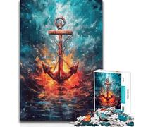 1000 Piece Jigsaw Puzzle for Adults Fire Anchor Toys Educational Games Staycation Kill Time Great Gift (38x26cm)