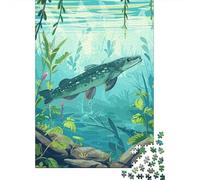 1000 Piece Jigsaw Puzzle for Adults, Fish in Aquatic Plants, 52x38cm/1000pcs, Festive Gift Idea, Screen-Free Activity And Quiet Winter Weekends