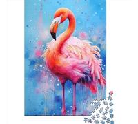1000 Piece Jigsaw Puzzle for Adults Flamingo Bird Puzzles 1000 Pieces Paper Board Jigsaw- Relax Puzzles Games-Brain Teaser Puzzle 1000pcs (38x26cm)