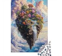 1000 Piece Jigsaw Puzzle for Adults, Floating Island Waterfall, 38x26cm/1000pcs, Indoor Puzzle Activity, Home Relaxation And Cold-Weather Weekends