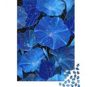 1000 Piece Jigsaw Puzzle for Adults, Floral night sky flowers starry lights | For a break from screens: Adult jigsaw puzzle with 1000 pieces is suited to quiet evenings and weekend relaxation.
