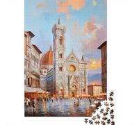 1000 Piece Jigsaw Puzzle for Adults Florence Cathedral Painting-16 Jigsaw for Adults Hands-on Game Improve Memory Birthday And Unique Gifts 70x50cm/1000pcs