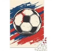 1000 Piece Jigsaw Puzzle for Adults Football Puzzles 1000 Pieces Wooden Board Jigsaw- Relax Puzzles Games-Brain Teaser Puzzle 1000pcs (75x50cm)