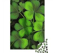 1000 Piece Jigsaw Puzzle for Adults, Four Leaf Clover(14), 52x38cm/1000pcs, Shared Puzzle Activity, Relaxing Evenings And Weekend Downtime
