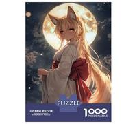 1000 Piece Jigsaw Puzzle for Adults Fox Spirit in Moonlight-1 Jigsaw Puzzle Toy Wall Decor Wall Decoration Difficult And Challenge 70x50cm/1000pcs