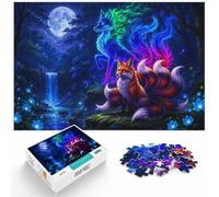 1000 Piece Jigsaw Puzzle for Adults, Fox Spirits in a Floral Glade | For Christmas and winter evenings: Adult jigsaw puzzle with 1000 pieces makes a thoughtful gift for adult puzzle fans.