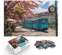 1000 Piece Jigsaw Puzzle for Adults, Frankfurt Germany Travel Art | For relaxed weekends at home: Adult jigsaw puzzle with 1000 pieces fits naturally into relaxed home leisure.
