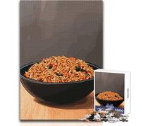 1000 Piece Jigsaw Puzzle for Adults Fried Rice Bowl Brainteaser Family Games But Fun And Humorous Educational Toy Size 50x75cm