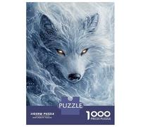1000 Piece Jigsaw Puzzle for Adults Frozen Wolf's Gaze -2 Jigsaw Puzzle Toy Wall Decor Wall Decoration Difficult And Challenge 52x38cm/1000pcs