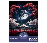 1000 Piece Jigsaw Puzzle for Adults Fuji Mountains Landscape Puzzles for Adults Relaxing Games Pattern Assembly for Is Ideal As A Gift 38x26cm/1000pcs