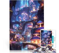 1000 Piece Jigsaw Puzzle for Adults Fungi Cavern Familienspiel zum Stressabbau, schwierige Herausforderung Wichtelgeschenke52x38cm