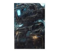 1000 Piece Jigsaw Puzzle for Adults,Future Robot, Puzzles with Letters on Back, Challenging Puzzle for Game Night Home Décor, 19.7 x 29.5