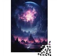 1000 Piece Jigsaw Puzzle for Adults Galactic Aurora Celestial Display Jigsaw for Adults Family Game Difficult Challenge Birthday And Unique Gifts 70x50cm/1000pcs