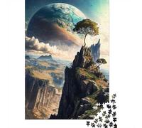 1000 Piece Jigsaw Puzzle for Adults, Galactic Eden Panorama, 38x26cm/1000pcs, Festive Gift Idea, Winter Indoor Activity And Holiday Downtime