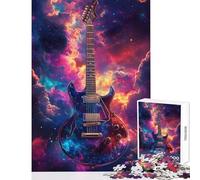 1000 Piece Jigsaw Puzzle for Adults Galactic Guitar Symphony- Fun Interactive Family Experience Wonderful Holiday Giftsing Choice (50x75cm)