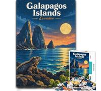 1000 Piece Jigsaw Puzzle for Adults, Galapagos Island at Night | For relaxed weekends: Adult jigsaw puzzle with 1000 pieces; when a calm, focused hobby suits the moment.