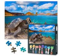 1000 Piece Jigsaw Puzzle for Adults Galapagos Islands Big Turtle Puzzle Impossible Hard Difficult Challenging 50x70cm Jigsaw Puzzles Coolest Adult Puzzles Unique Gift