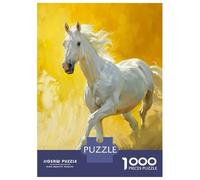 1000 Piece Jigsaw Puzzle for Adults, Gallop Glow Artwork, Mindfulness Activity, Perfect, Premium Thick Cardboard, 52x38cm/1000pcs