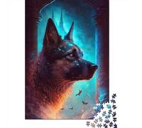 1000 Piece Jigsaw Puzzle for Adults, German Shepherd Dog Fable, 70x50cm/1000pcs, Indoor Puzzle Activity, Quiet Evening Leisure And Cosy Evenings