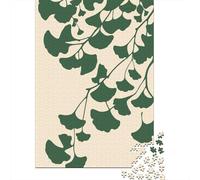 1000 Piece Jigsaw Puzzle for Adults, Ginkgo Leaves Pattern, 70x50cm/1000pcs, Shared Puzzle Activity, Quiet Home Time And Weekend Downtime