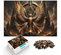 1000 Piece Jigsaw Puzzle for Adults, God Egypt Phoenix | For relaxed days after Christmas: Adult jigsaw puzzle with 1000 pieces suits quiet moments between celebrations.