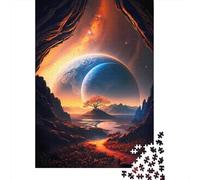 1000 Piece Jigsaw Puzzle for Adults, God Tree Planet Cosmos, 52x38cm/1000pcs, Thoughtful Gift Idea, Relaxing Indoor Activity And Quiet Weekends