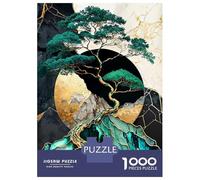 1000 Piece Jigsaw Puzzle for Adults Golden Bonsai Tree Summit Puzzles for Adults Relaxing Games Pattern Assembly for Is Ideal As A Gift 38x26cm/1000pcs