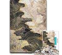 1000 Piece Jigsaw Puzzle for Adults, Golden Spiral Harmony | Enjoy a quiet hobby for adults on calm nights for patient puzzling.