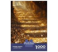 1000 Piece Jigsaw Puzzle for Adults Golden Steps Jigsaw for Adults Relaxing Games Stress Reliever Birthday And Unique Gifts 52x38cm/1000pcs