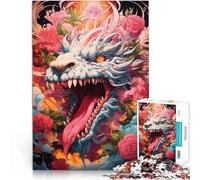 1000 Piece Jigsaw Puzzle for Adults Graffiti Flying Dragon Jigsaw for Educational Game Challenge Toy 26x38cm Perfect decoration