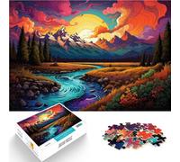 1000 Piece Jigsaw Puzzle for Adults Grand Teton National Park Educational Games Home Decoration Puzzle 26x38cm Birthday Present Gifts