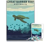 1000 Piece Jigsaw Puzzle for Adults Great Barrier Reef Art Educational Game Birthday Present Gift For Birthdays Size 50x75cm