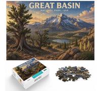 1000 Piece Jigsaw Puzzle for Adults, Great Basin National Park | For Christmas holidays spent indoors: Adult jigsaw puzzle with 1000 pieces suits quiet moments between celebrations.