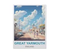 1000 Piece Jigsaw Puzzle for Adults，Great Yarmouth England，Paper Puzzle - for Adults Teens Educational Toys Gifts（50x70cm）-FG79