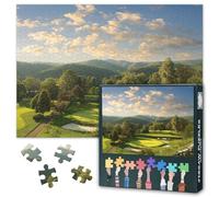 1000 Piece Jigsaw Puzzle for Adults Greenbrier Old White Golf Course Wall Art Premium Nature Landscape Puzzle Challenging Game for Home or Office Decor 27.5x19.7 Inches