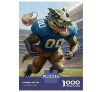 1000 Piece Jigsaw Puzzle for Adults Gridiron Alligator Ball Jigsaw Puzzle Toy Wall Decor Wall Decoration Difficult And Challenge 52x38cm/1000pcs