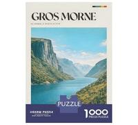1000 Piece Jigsaw Puzzle for Adults, Gros Morne National Park Artwork, Creative Leisure Activity, Winter Indoor Entertainment, Precision Cut Pieces, 38x26cm/1000pcs