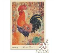 1000 Piece Jigsaw Puzzle for Adults, Gustav Klimt Rooster Farm