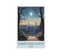 1000 Piece Jigsaw Puzzle for Adults，Hampstead Heath London，Paper Puzzle - for Adults Teens Educational Toys Gifts（38x26cm）-M3