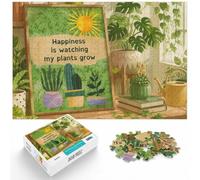 1000 Piece Jigsaw Puzzle for Adults, Happiness Is Watching My Plants Grow | For adults who enjoy longer puzzle sessions, this adult jigsaw puzzle with 1000 pieces suits patient puzzle fans.