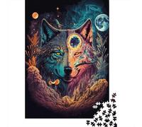 1000 Piece Jigsaw Puzzle for Adults, HighFlying Wolf, 70x50cm/1000pcs, Festive Gift Idea, Winter Indoor Activity And Holiday Downtime