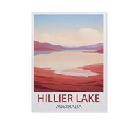 1000 Piece Jigsaw Puzzle for Adults，Hillier Lake Australia，paper Puzzle - for Adults Teens Educational Toys Gifts（50x70cm）-AC34