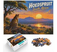 1000 Piece Jigsaw Puzzle for Adults, Hoedspruit South Africa Landscape Art | For cold evenings at home: Adult jigsaw puzzle with 1000 pieces offers adults a patient challenge for colder days.