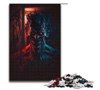 1000 Piece Jigsaw Puzzle for Adults Horror Art Jigsaw Brain Teaser Puzzle Christmas Birthday Gifts 75x50cm
