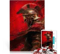 1000 Piece Jigsaw Puzzle for Adults Hot-blooded Spartan warrior Quizspiel Jedes Stück ist einzigartig Anspruchsvolles Familienspiel38x26cm