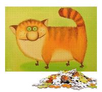 1000 Piece Jigsaw Puzzle for Adults Hungry Cat Square Jigsaw Puzzles, for Adults And Paperboard Puzzles Educational Game Challenge Toy 38x26cm/1000pcs